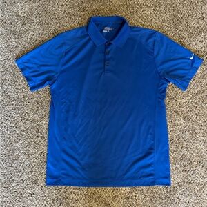 Nike Men’s Blue Polo Shirt Classic Design